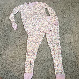 Little sleepies-Rainbow Patterned Kids Pajamas